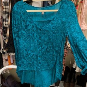 Long Sleeve Shirt with Bell Sleeve